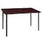 Regency Kee Folding Tables, 42 W, 24 L, 29 H, Wood, Metal Top, Mahogany MTF4224MHBK - alternate 1